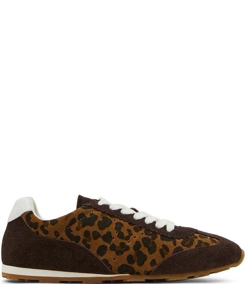 Blondo Carmen Leopard Suede Water Resistant Low Profile Sneakers