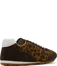 Blondo Carmen Leopard Suede Water Resistant Low Profile Sneakers