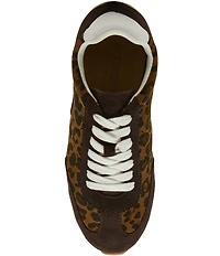Blondo Carmen Leopard Suede Water Resistant Low Profile Sneakers