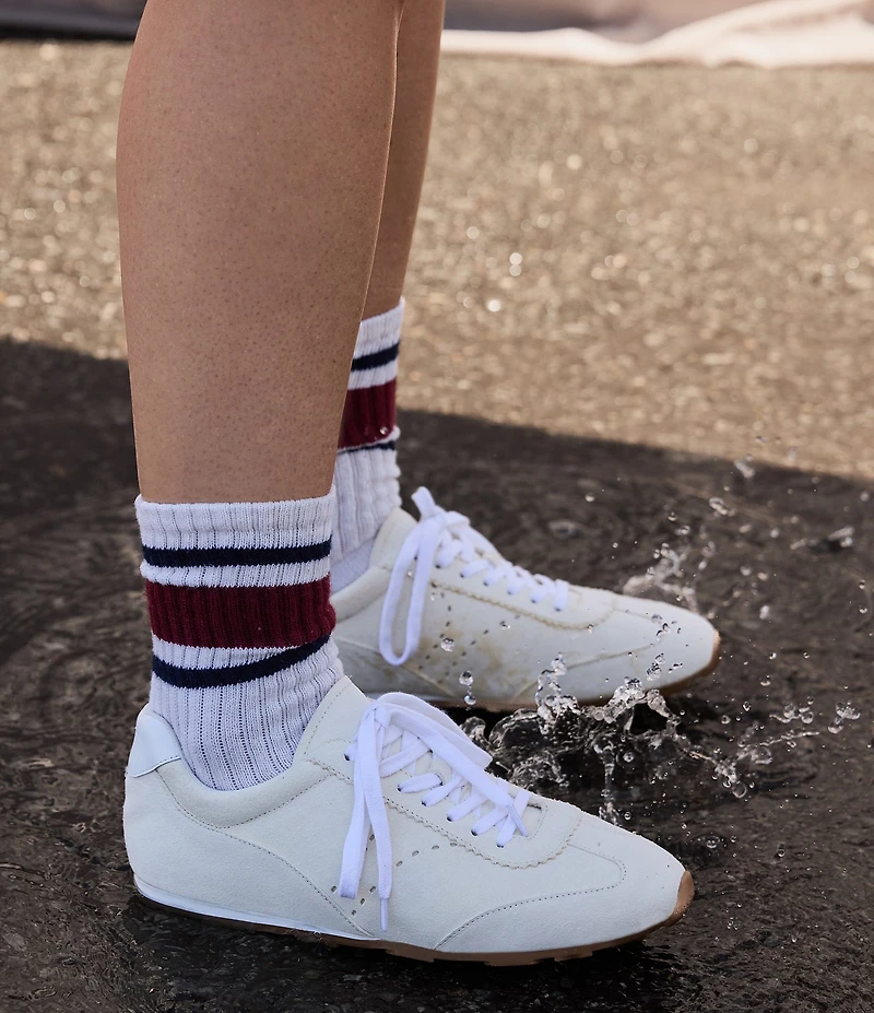Blondo Carmen Suede Water Resistant Low Profile Sneakers