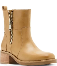 Blondo Carmine Waterproof Leather Dual Zip Booties