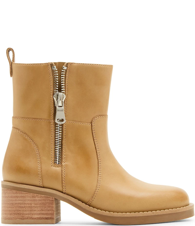 Blondo Carmine Waterproof Leather Dual Zip Booties