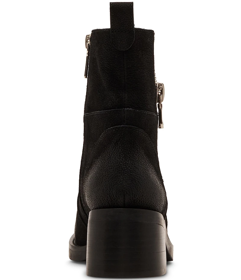 Blondo Carmine Waterproof Leather Dual Zip Booties