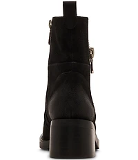 Blondo Carmine Waterproof Leather Dual Zip Booties