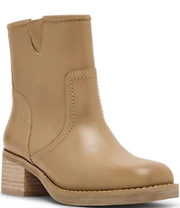 Blondo Cassidie Waterproof Leather Low Heel Booties