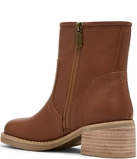 Blondo Cassidie Waterproof Leather Low Heel Booties