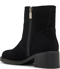 Blondo Cassidie Waterproof Suede Low Heel Booties