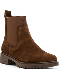 Blondo Cathleen Waterproof Suede Lug Sole Booties