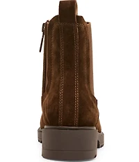 Blondo Cathleen Waterproof Suede Lug Sole Booties
