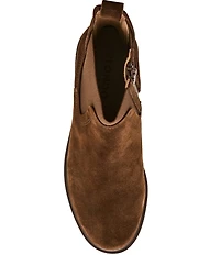Blondo Cathleen Waterproof Suede Lug Sole Booties