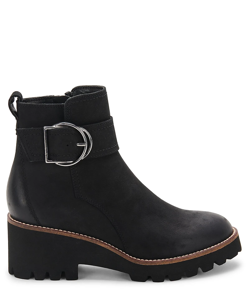Blondo Dagger Waterproof Nubuck Leather D-Ring Hardware Detail Booties
