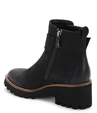 Blondo Dagger Waterproof Nubuck Leather D-Ring Hardware Detail Booties