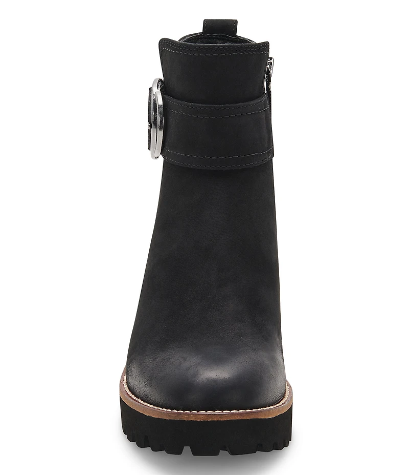 Blondo Dagger Waterproof Nubuck Leather D-Ring Hardware Detail Booties