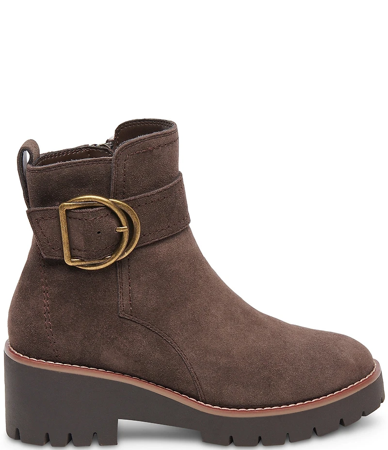 Blondo Dagger Waterproof Suede D-Ring Hardware Detail Booties