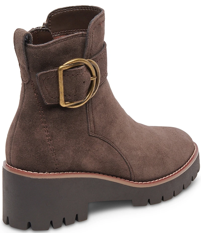 Blondo Dagger Waterproof Suede D-Ring Hardware Detail Booties