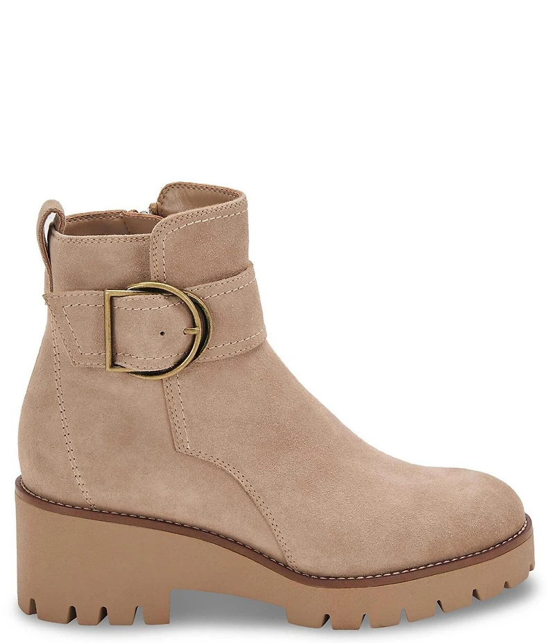 Blondo Dagger Waterproof Suede D-Ring Hardware Detail Booties