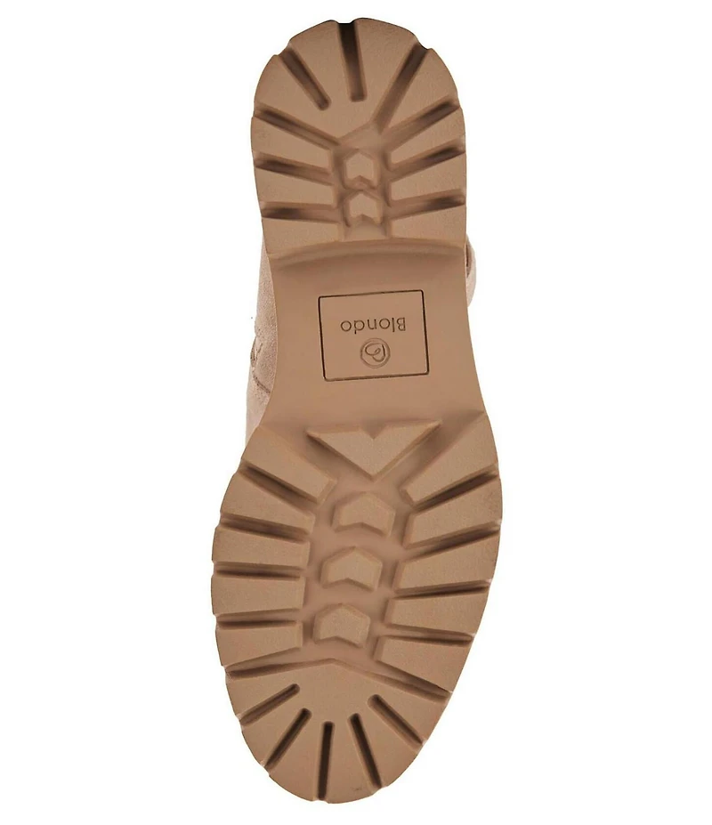 Blondo Dagger Waterproof Suede D-Ring Hardware Detail Booties