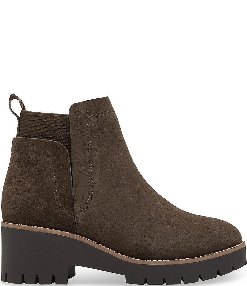 Blondo Danika Waterproof Suede Lug Sole Platform Booties