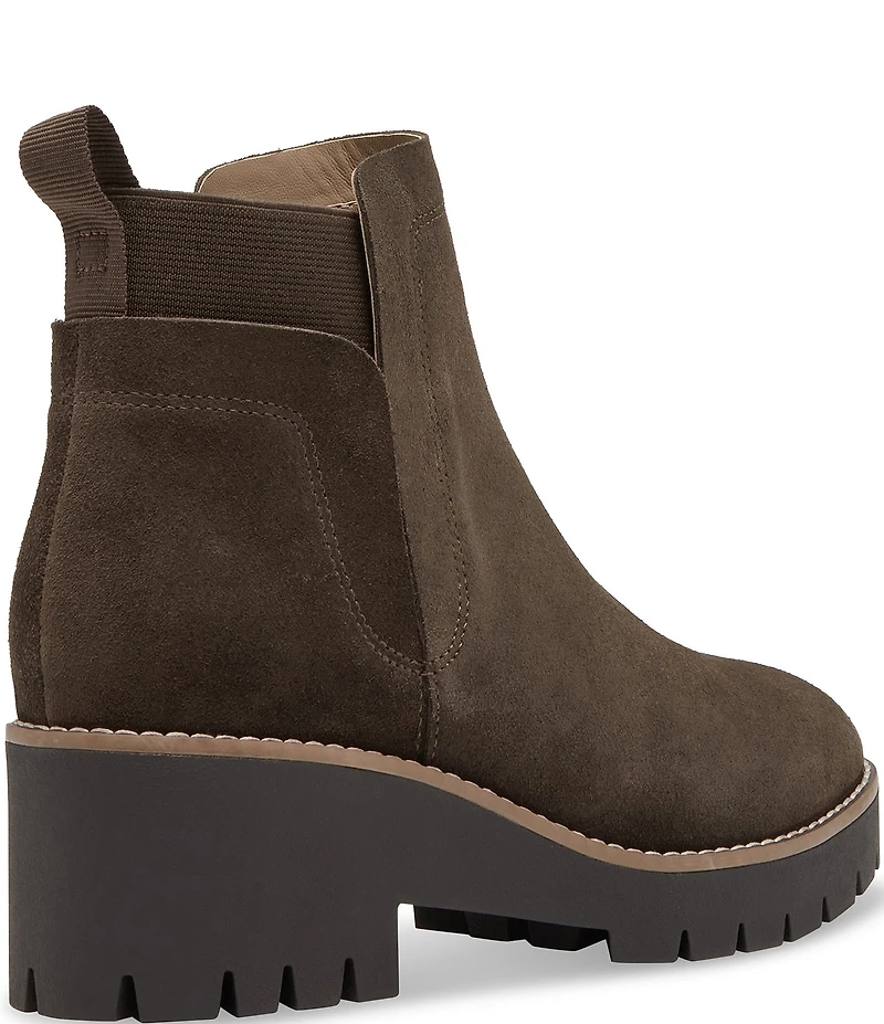 Blondo Danika Waterproof Suede Lug Sole Platform Booties