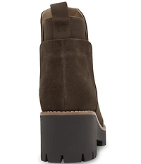 Blondo Danika Waterproof Suede Lug Sole Platform Booties