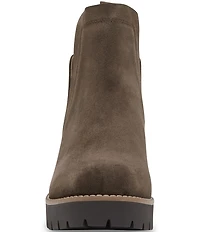 Blondo Danika Waterproof Suede Lug Sole Platform Booties