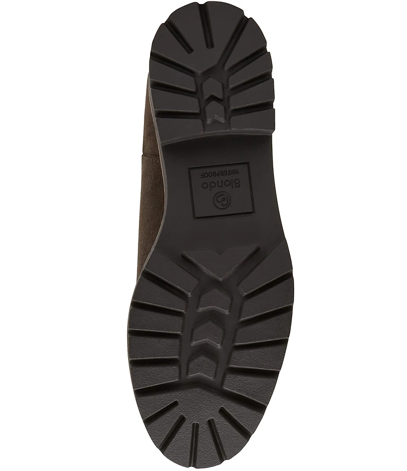 Blondo Danika Waterproof Suede Lug Sole Platform Booties