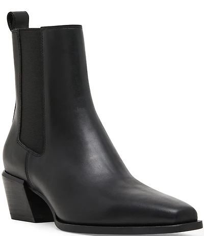 Blondo Dusi Waterproof Leather Mid Heel Booties