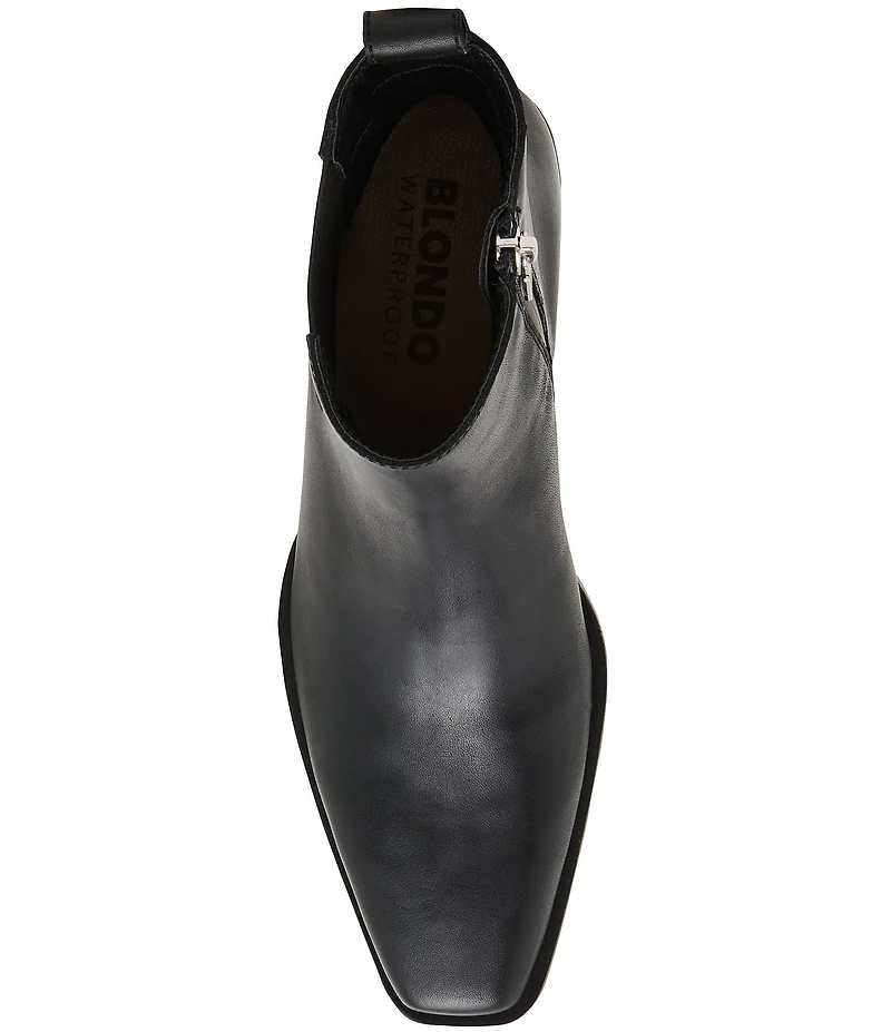 Blondo Dusi Waterproof Leather Mid Heel Booties