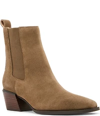 Blondo Dusi Waterproof Suede Mid Heel Booties