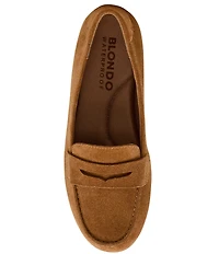 Blondo Felisha Waterproof Suede Penny Keeper Loafers