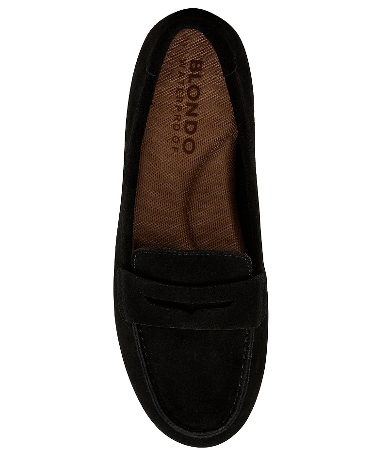 Blondo Felisha Waterproof Suede Penny Keeper Loafers