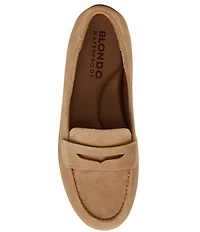Blondo Felisha Waterproof Suede Penny Keeper Loafers