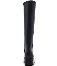 Blondo Flair Waterproof Leather Tall Block Heel Boots