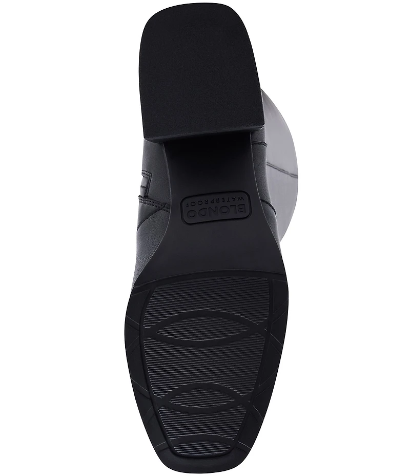 Blondo Flair Waterproof Leather Tall Block Heel Boots