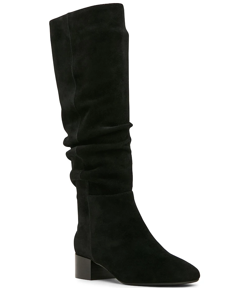 Blondo Hannah Waterproof Suede Slouch Tall Boots