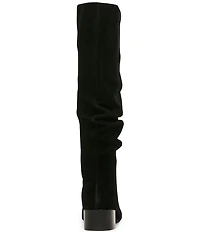Blondo Hannah Waterproof Suede Slouch Tall Boots