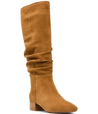 Blondo Hannah Waterproof Suede Slouch Tall Boots