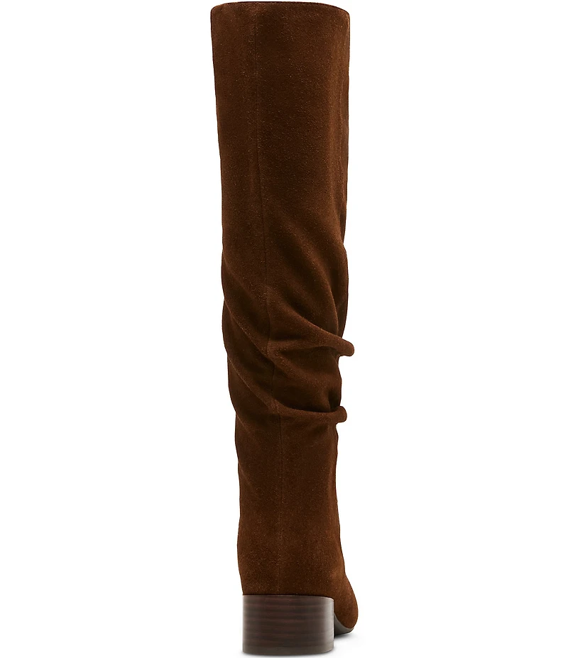 Blondo Hannah Waterproof Suede Slouch Tall Boots