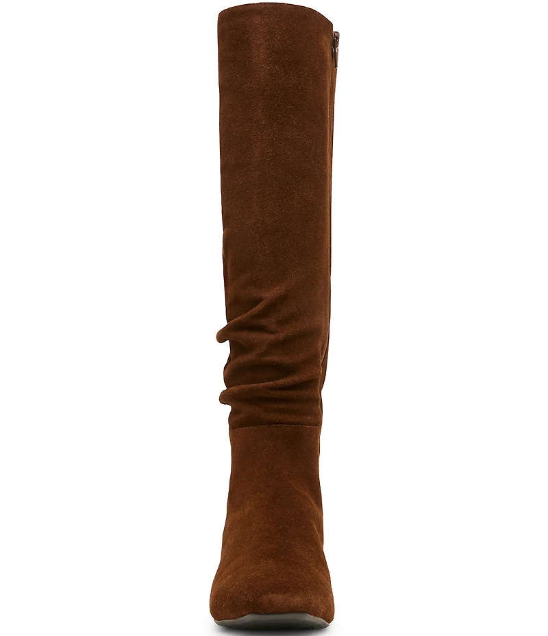 Blondo Hannah Waterproof Suede Slouch Tall Boots