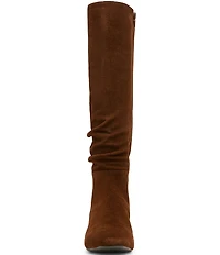 Blondo Hannah Waterproof Suede Slouch Tall Boots