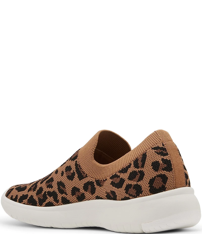 Blondo Karen Leopard Print Knit Waterproof Sneakers