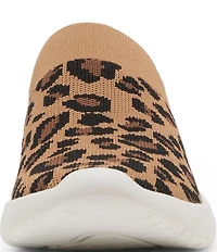 Blondo Karen Leopard Print Knit Waterproof Sneakers