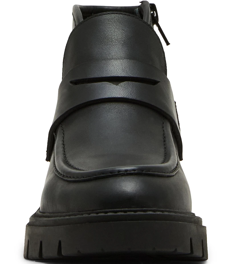 Blondo Kayloni Waterproof Leather Lug Sole Booties