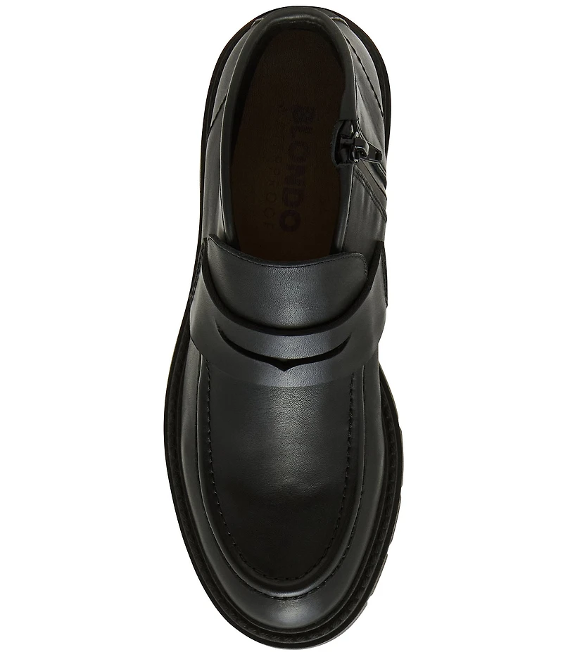 Blondo Kayloni Waterproof Leather Lug Sole Booties