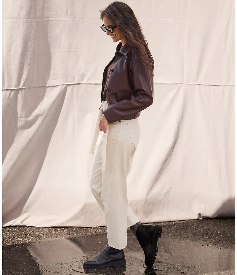 Blondo Kayloni Waterproof Leather Lug Sole Booties