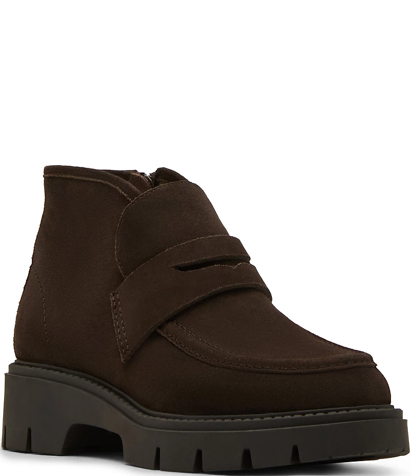 Blondo Kayloni Waterproof Suede Lug Sole Booties