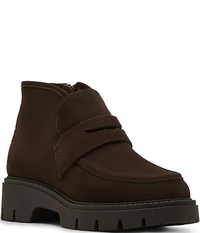 Blondo Kayloni Waterproof Suede Lug Sole Booties