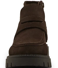 Blondo Kayloni Waterproof Suede Lug Sole Booties