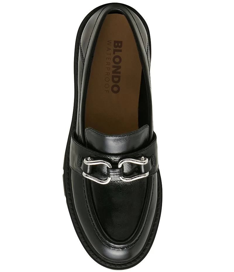 Blondo Klara Waterproof Leather Bit Lug Loafers