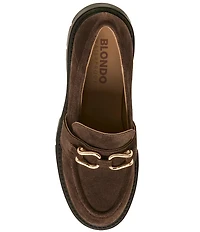 Blondo Klara Waterproof Suede Bit Lug Loafers